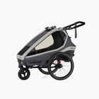 Qeridoo Kidgoo 1 príves na bicykel sivý Q-KDG1-22-SG