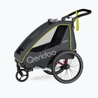 Qeridoo Qupa 1 príves na bicykel pre jednu osobu sivo-žltý Q-QUP1-22-LI
