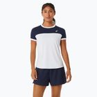 Dámske tenisové tričko ASICS Court SS Top brilliant white/midnight