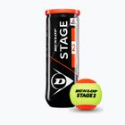 Tenisové lopty Dunlop Stage 2 3 pack orange