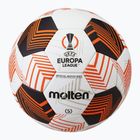 Futbalový lopta Molten F5U5000-34 Fifa UEFA Europa League 23/24 white/orange veľkosť 5