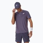 Pánska polokošeľa ASICS Match Actibreeze sivo-fialová