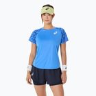 Dámske tenisové tričko ASICS Game Top blue coast