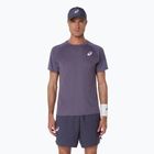 Pánske tenisové tričko ASICS Match Actibreeze Top sivo-fialovej farby