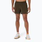 Pánske bežecké šortky ASICS Road 5IN brown stone