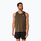 Pánske bežecké tričko ASICS Core Singlet brown stone