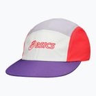 Kšiltovka ASICS 5 Panel flash red/edo purple/dusk violet