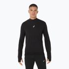 Pánske bežecké tričko longsleeve ASICS Road Winter Seamless performance black