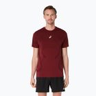 Pánske bežecké tričko ASICS Road Seamless dark red planet