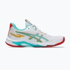Dámske volejbalové topánky ASICS Netburner Ballistic FF 4 white/sea glass