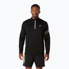 Pánske bežecké tričko longsleeve Asics Icon LS 1/2 Zip performance black/cream