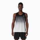 Pánske bežecké tričko ASICS Road Fade Singlet performance black/cream