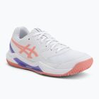 Dámske padelové topánky ASICS Gel-Dedicate 8 Padel W white/guava