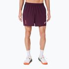 Pánske tenisové šortky ASICS Padel Court 7IN dark aubergine