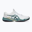 Pánske tenisové topánky ASICS Court FF 3 Clay white/foggy teal