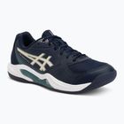 Pánske tenisové topánky ASICS Gel-Dedicate 9 Indoor midnight/oatmeal