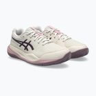 Detské tenisové topánky ASICS Gel-Resolution X GS Clay soft oat/dark aubergine