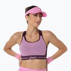 Fitness podprsenka ASICS Game Compression Bra Dark Aubergine/Bubblegum