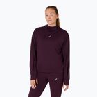 Dámska bežecká mikina ASICS Nagino Run Winter Hoodie dark aubergine