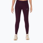 Dámske bežecké legíny ASICS Nagino Run dark aubergine