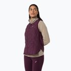 Dámska bežecká vesta Asics Nagino Run Padded Gilet dark aubergine
