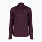 Dámske bežecké tričko longsleeve ASICS Core 1/2 Zip Winter Top dark aubergine