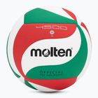 Volejbalová lopta Molten V4M4500-4 biela/zelená/červená veľkosť 4