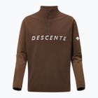 Pánska mikina Descente Chest Logo T-Neck shoulder brown