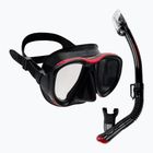 Potápačská súprava TUSA Powerview Maska + šnorchel čierno-červená UC 2425