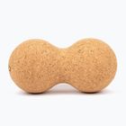 Masážna loptička Myga Duoball brown