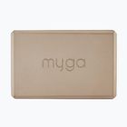 Jógový blok Myga Foam Block hnedý