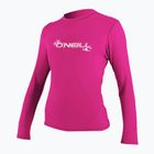 Dámske plavecké tričko s dlhým rukávom O'Neill Basic Skins Sun Shirt fox pink