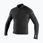 Pánska neoprenová bunda O'Neill Reactor-2 1.5 mm Front Zip čierna/čierna