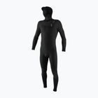 Pánsky plavecký neoprén O'Neill Hyperfreak 4/3+ mm Chest Zip with Hood black/black