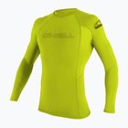 Tričko na plávanie detské O'Neill Basic Skins LS Rash Guard lime