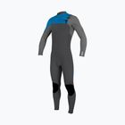 Detské plavecké peny O'Neill Youth Hyperfreak 3/2+ Chest Zip Full graphite/smoke/baliblue