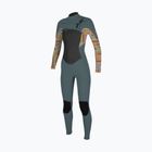 Dámske plavky O'Neill Epic 4/3 Chest Zip Full shade/arta geo