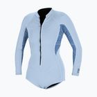 Dámsky plavecký neoprén O'Neill Bahia 2/1 mm Front Zip Short Spring chambray blue/surf abstract