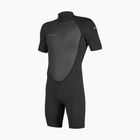 Pánsky plavecký neoprén O'Neill Reactor-2 2mm Back Zip SS Spring HJ5 black/black