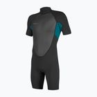 Pánsky plavecký neoprén O'Neill Reactor-2 2mm Back Zip SS Spring HJ5 black/tide pool