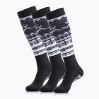 Lyžiarske ponožky Surfanic Pro Tech 3-pack Fairisle black