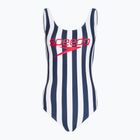 Dámske jednodielne plavky Speedo Ice Cream U-Back blue/white