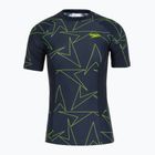 Dámske plavecké tričko Speedo Boomstar Allover Rash Top blue
