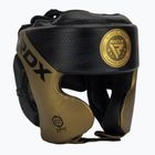 Boxerská prilba RDX L1 Mark Pro Cheek Boxing Training Head Guard golden