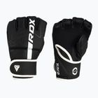 RDX F6 grapplingové rukavice čiernobiele GGR-F6MW