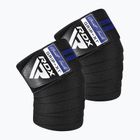 Chrániče kolien RDX KR11 Gym Knee Wrap čierno-modré 