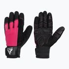 Trekkingové rukavice RDX W1F Full Finger pink
