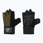 Tréningové rukavice RDX W1H Gym Workout Gloves army green