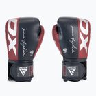 RDX REX F4 čierne/červené boxerské rukavice BGR-F4MU-1OZ