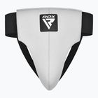 Pánsky chránič slabín RDX R1 Martial Arts white/black